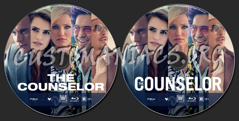 The Counselor (2013) blu-ray label
