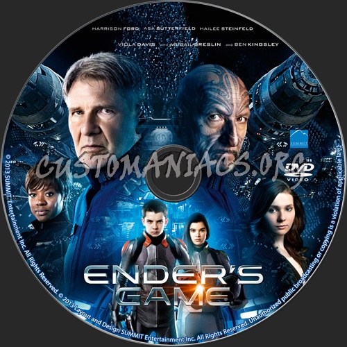 Ender's Game dvd label