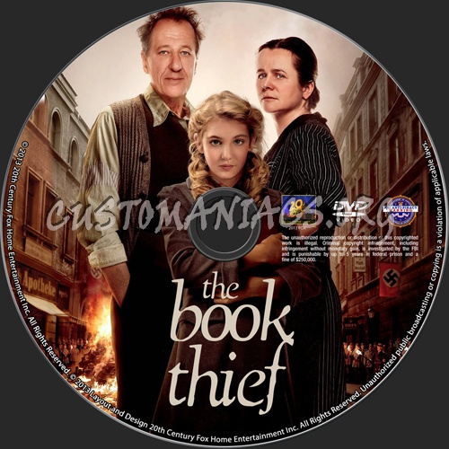 The Book Thief dvd label
