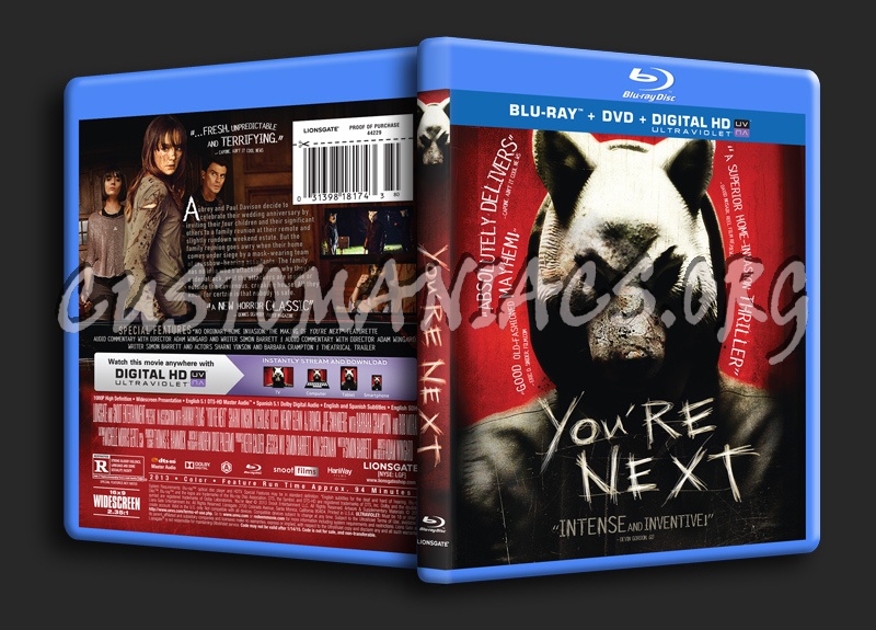 You're Next blu-ray cover
