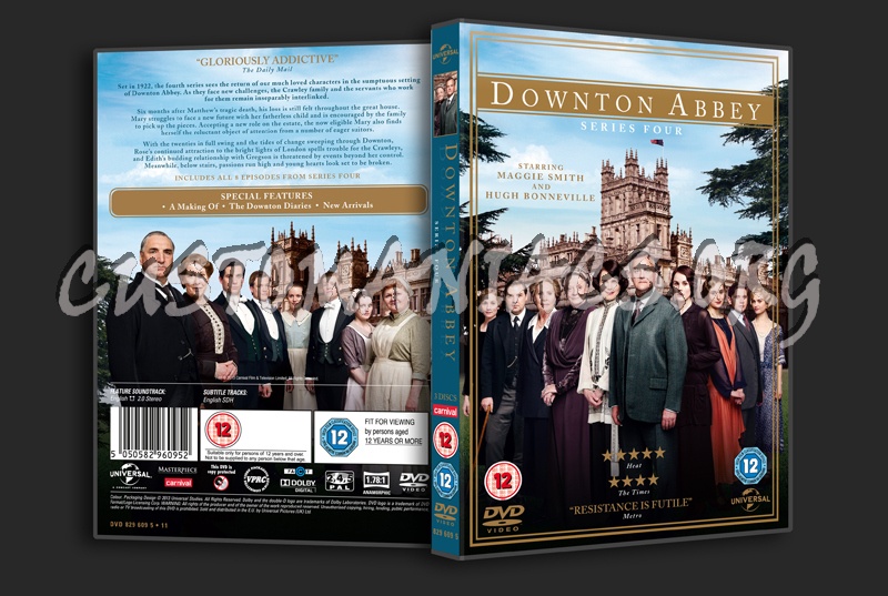 Downton Abbey Series 4 dvd cover