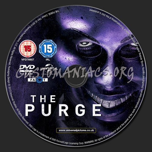 The Purge dvd label
