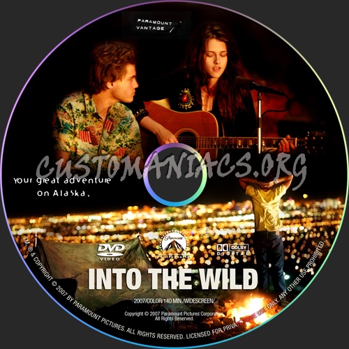 Into the Wild dvd label
