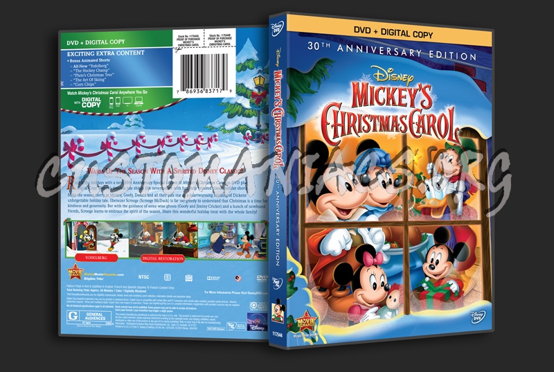 Mickey's Christmas Carol dvd cover