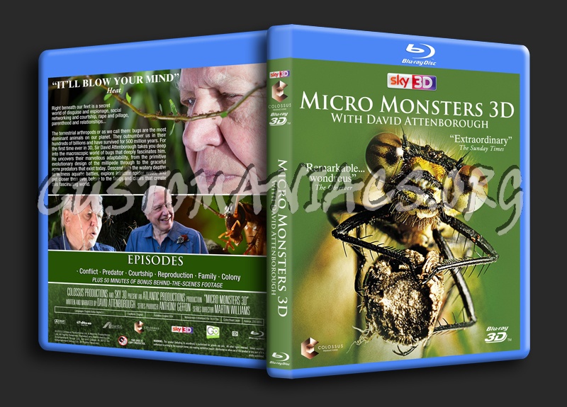 Micro Monsters 3D with David Attenborough dvd cover