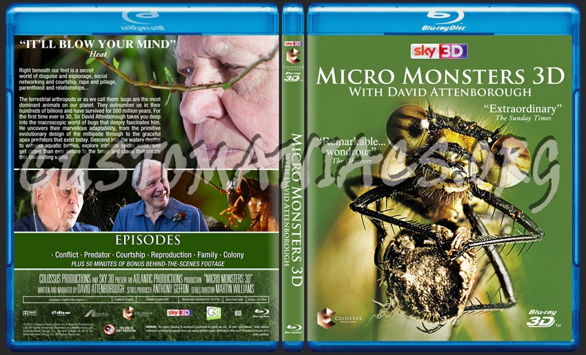 Micro Monsters 3D with David Attenborough dvd cover