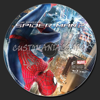 The Amazing Spider-Man 2 blu-ray label