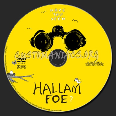 Hallam Foe dvd label