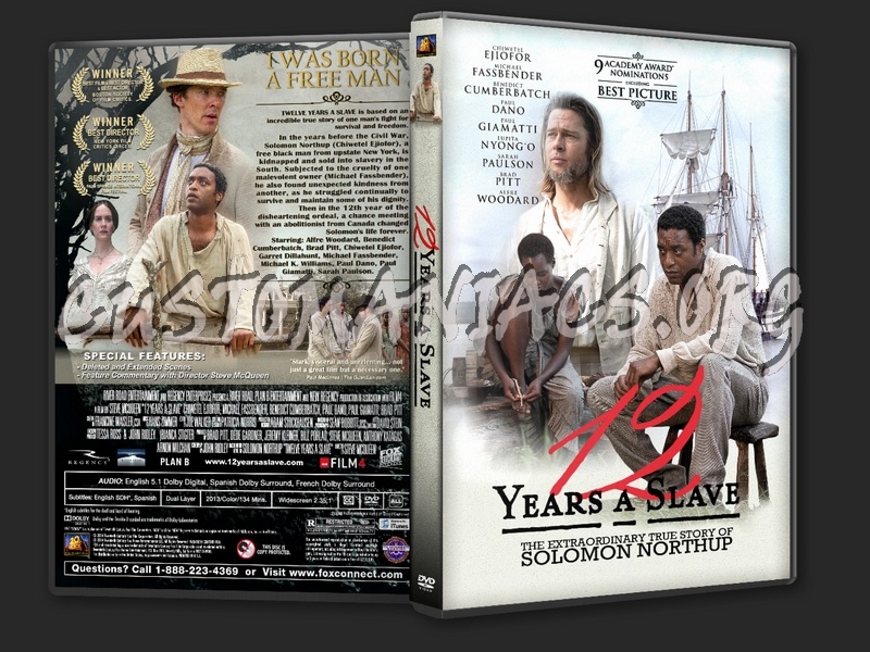 12 Years a Slave (2013) dvd cover