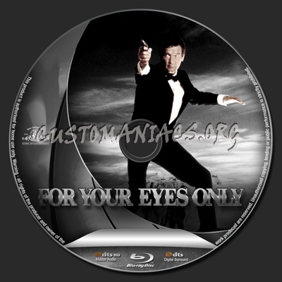 For Your Eyes Only blu-ray label