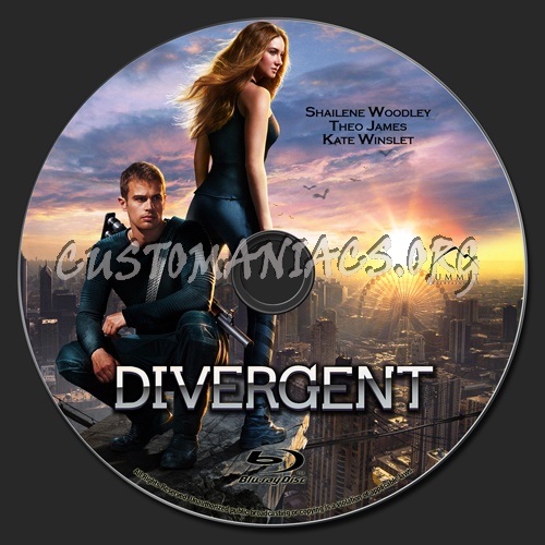 Divergent blu-ray label