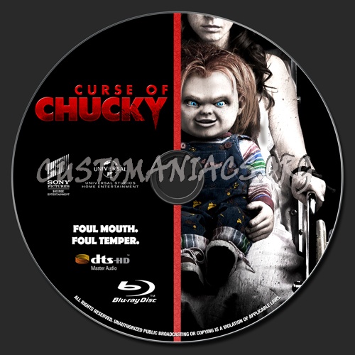 Curse Of Chucky blu-ray label