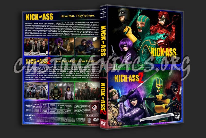 Kick-Ass Double Feature dvd cover