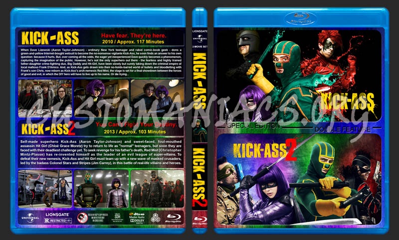 Kick-Ass Double Feature blu-ray cover