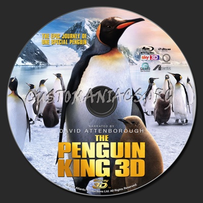 The Penguin King 3D blu-ray label