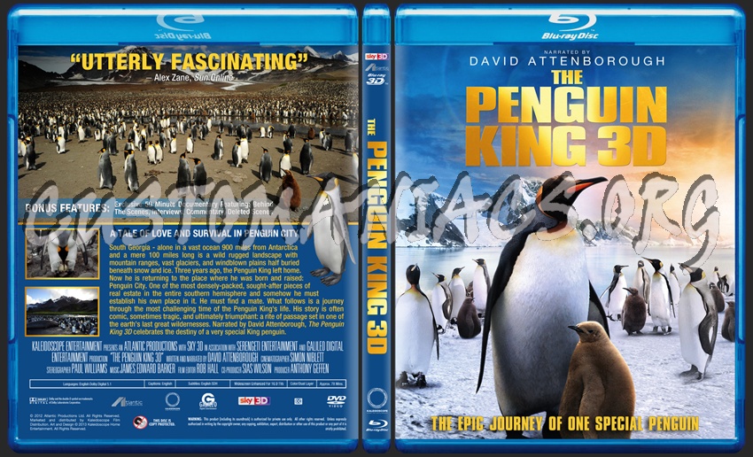 The Penguin King 3D dvd cover