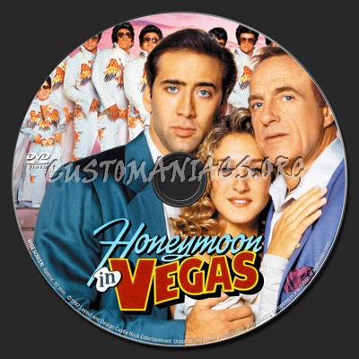 Honeymoon in Vegas dvd label