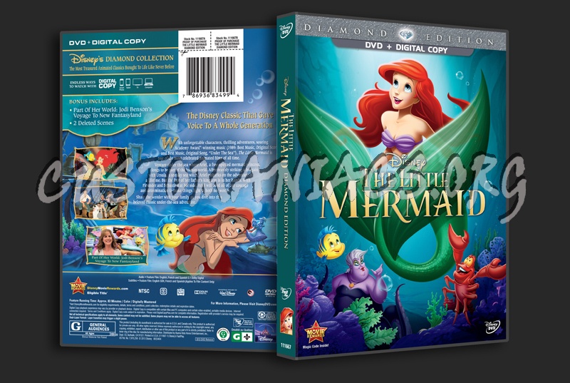 The Little Mermaid dvd cover