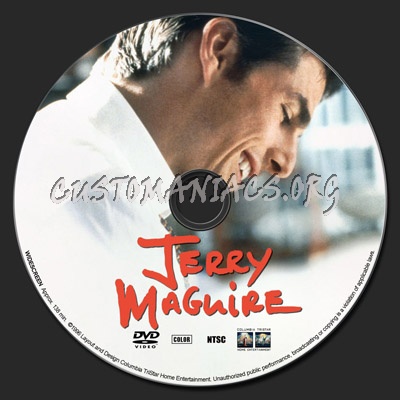 Jerry Maguire dvd label