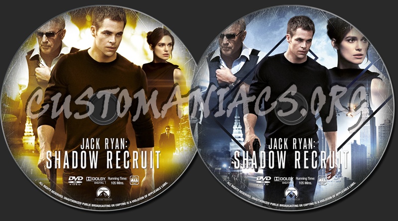 Jack Ryan: Shadow Recruit dvd label