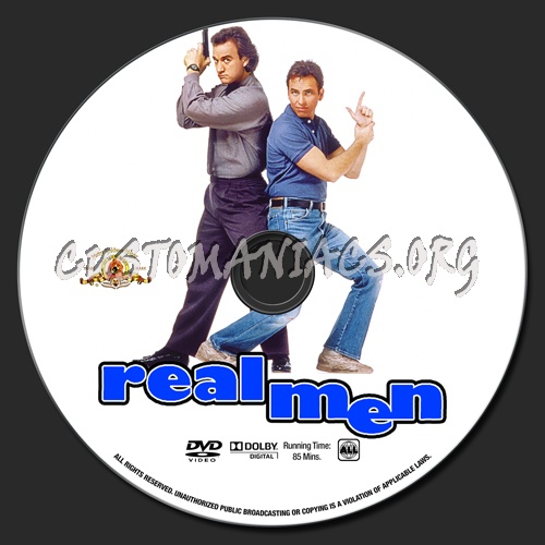 Real Men dvd label