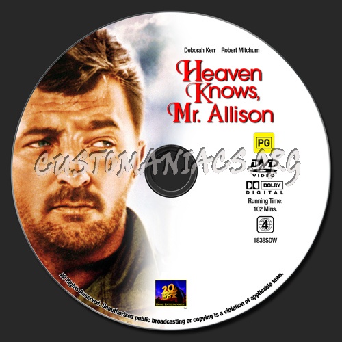 Heaven Knows, Mr. Allison dvd label