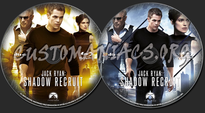 Jack Ryan: Shadow Recruit blu-ray label