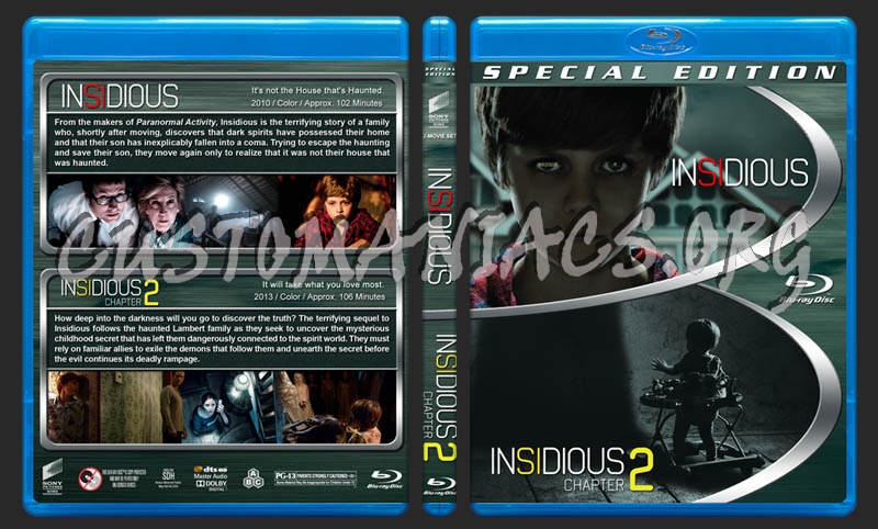 Insidious Double Feature blu-ray cover