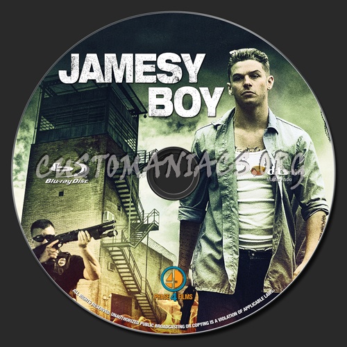Jamesy Boy blu-ray label