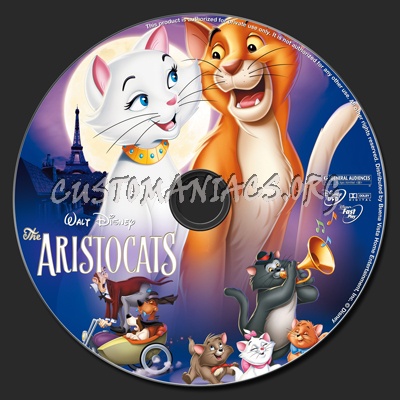 The Aristocats dvd label