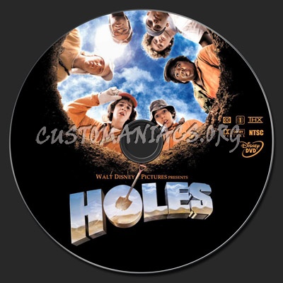 Holes dvd label