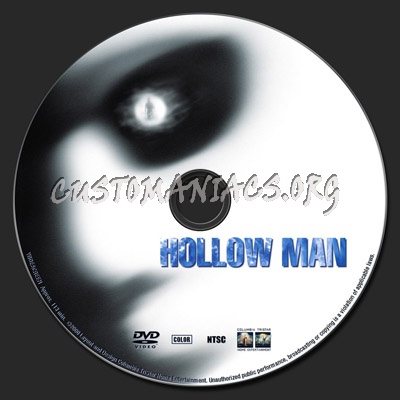 Hollow Man dvd label