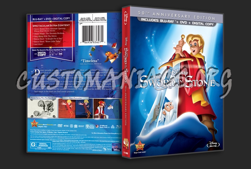 The Sword in the Stone dvd cover