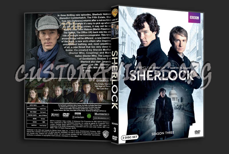 Sherlock - Season 3 dvd cover