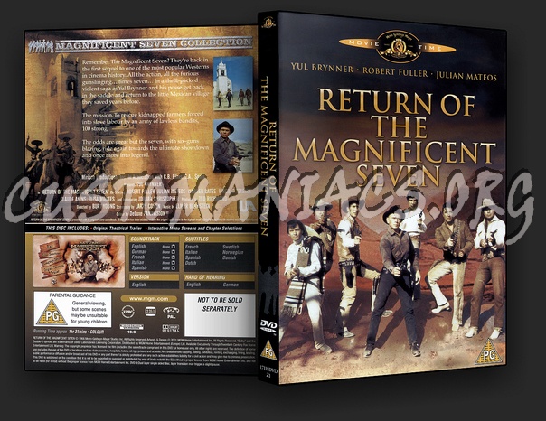 Return of the Magnificent Seven dvd cover