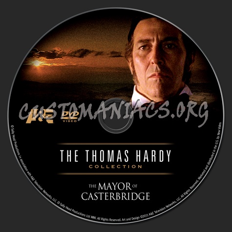 The Thomas Hardy Collection The Mayor of Casterbridge dvd label