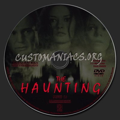 The Haunting dvd label