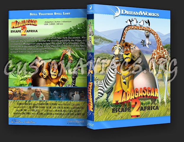 Madagascar: Escape 2 Africa - Animation Collection dvd cover