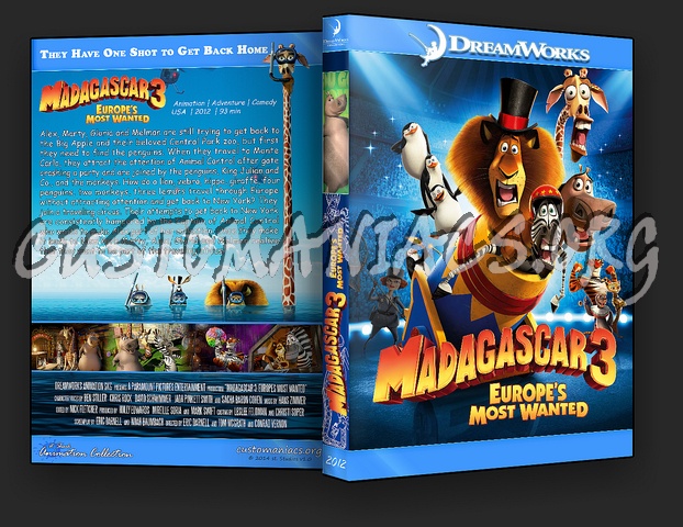 Madagascar 3: Europe's Most Wanted  - Animation Collection dvd cover