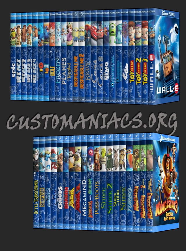 Animation Collection dvd cover - DVD Covers & Labels by Customaniacs, id:  200148 free download highres dvd cover