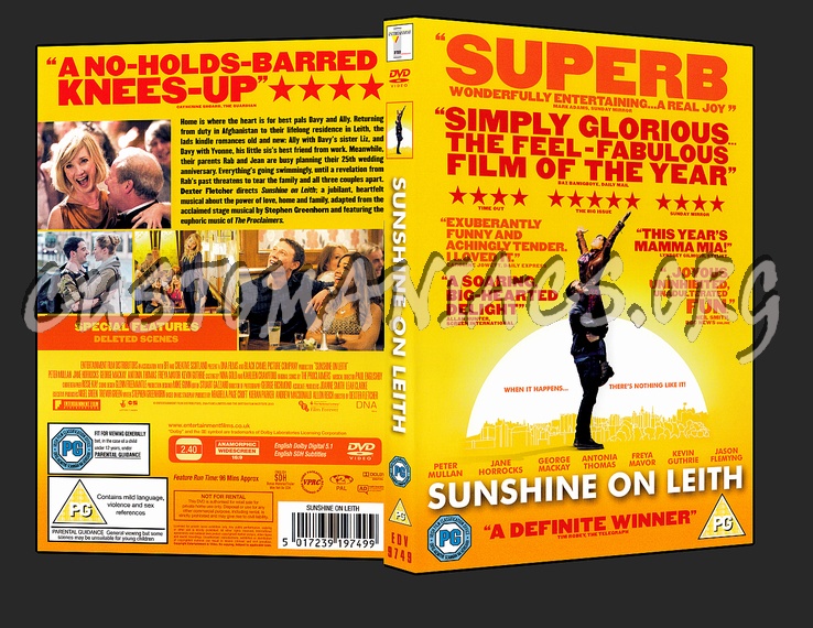 Sunshine On Leith dvd cover