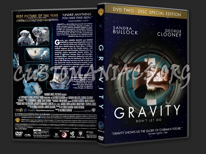 Gravity (2013) dvd cover