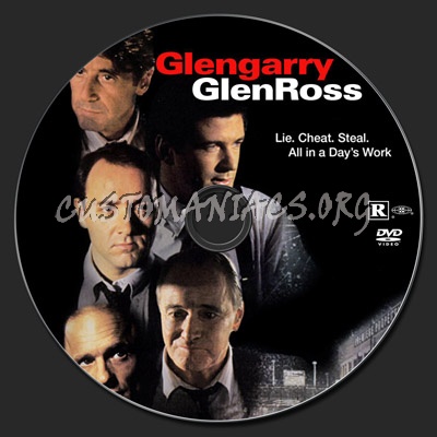 Glengarry Glen Ross dvd label