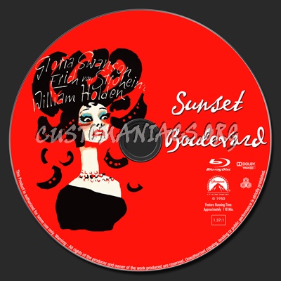 Sunset Boulevard blu-ray label