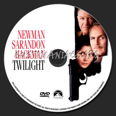 Twilight dvd label