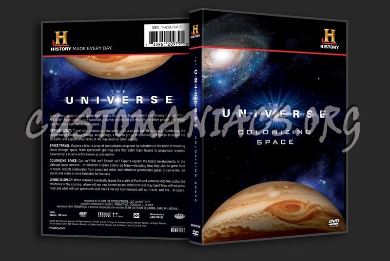 The Universe Colonizing Space dvd cover