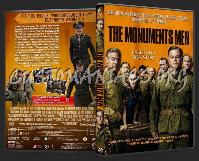 The Monuments Men dvd cover