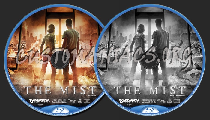 The Mist blu-ray label