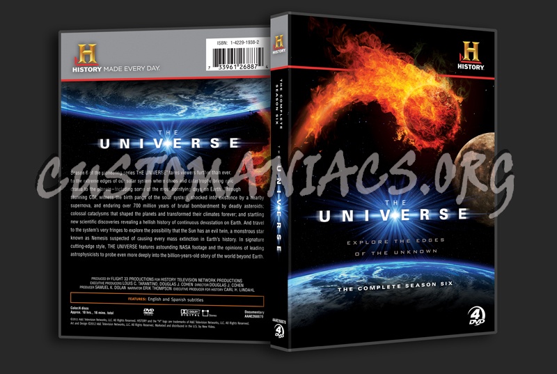 The Universe Season 6 dvd cover