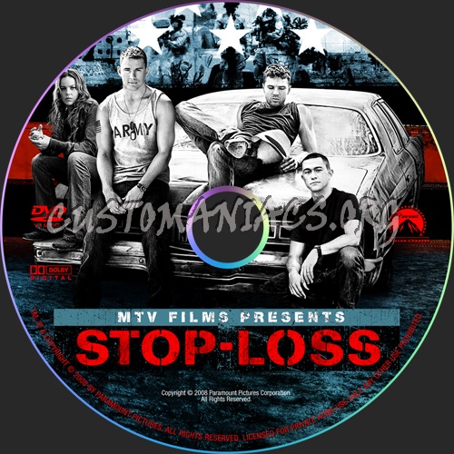 Stop-Loss dvd label